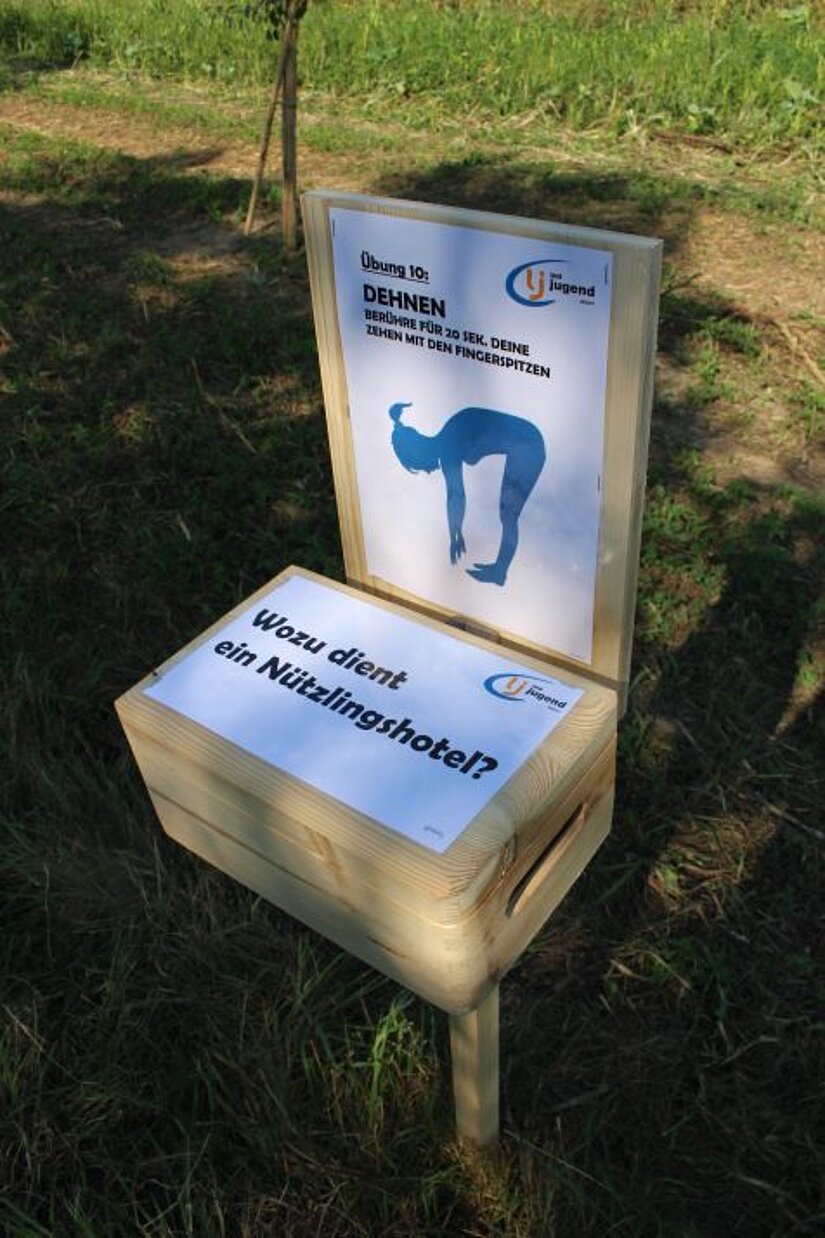 Räselstationen geplant und Sportübungen erweitert